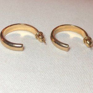 Vintage Vendome Gold Hoops c.1980's